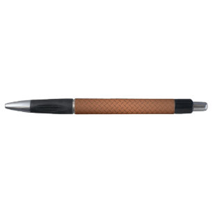Copper Diamondplate Pattern Look Pen