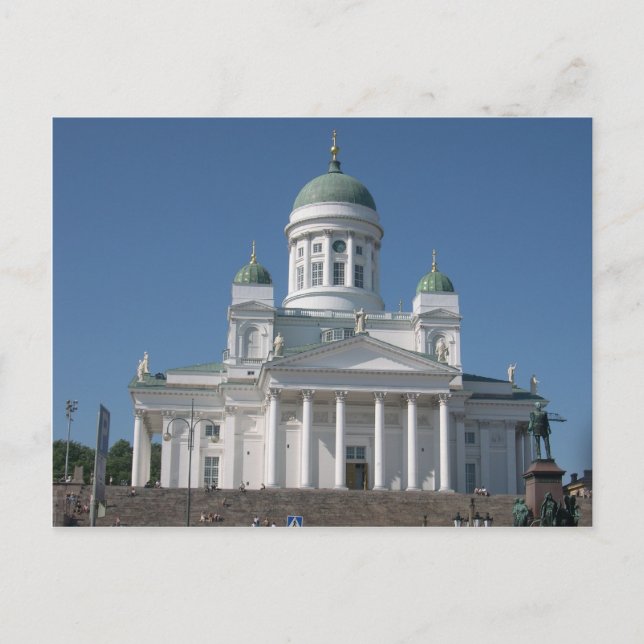 Copper-Domed Church In Helsinki Postcard (Front)