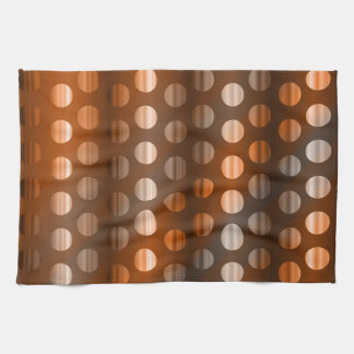 Copper Dots Kitchen Towel