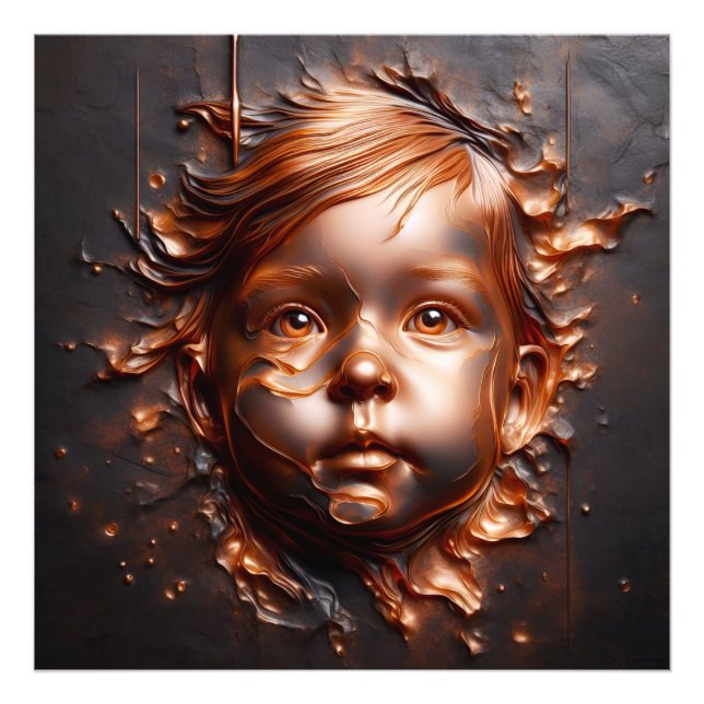 Copper Dreams of Innocence Photo Print (Front)