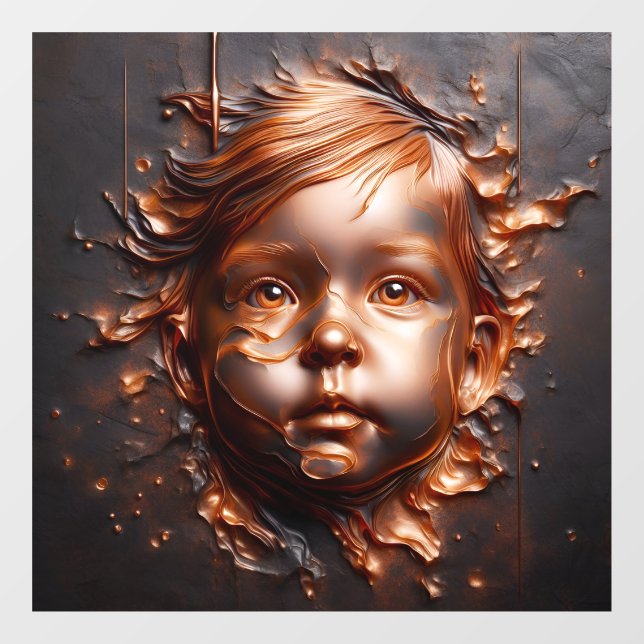 Copper Dreams of Innocence Window Cling (Sheet)