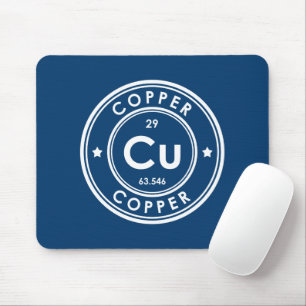 Copper Element Blue Mouse Pad