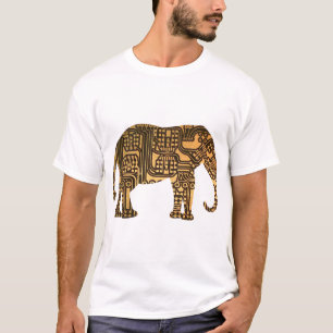 Copper Elephant Circuit Board T-Shirt