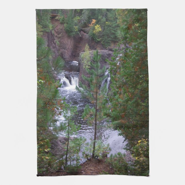 Copper Falls kitchen towel (Vertical)