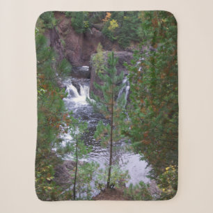 Copper Falls sherpa blanket