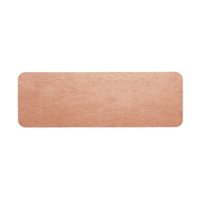 Copper Faux Foil DIY Template Address Mailing (Front)