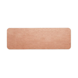 Copper Faux Foil do-it-yourself Modèle Adresse pos