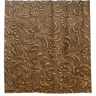 Copper Floral: Embossed Panel Art.