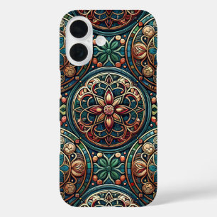 Copper Flower iPhone 16 case