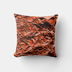 Copper Foil #2 Throw Pillow
