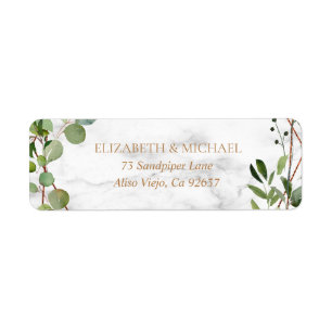 Copper Geometry Eucalyptus Marble Adresse de retou