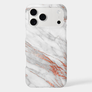 Copper   Girly  Rose Gold & White Monomgram