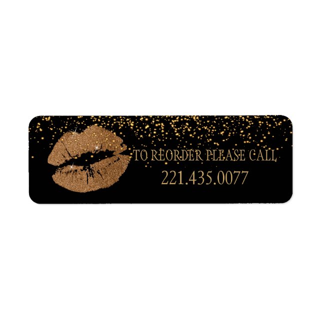 Copper Glitter Lips - Reorder (Front)