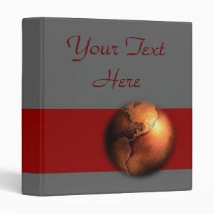 Copper Globe Avery Binder