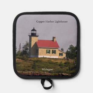Copper Harbour Lighthouse pot holder
