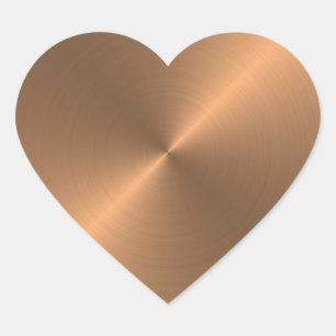 Copper Heart Sticker