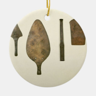 Copper implements, Harappa, 2300-1750 BC Ceramic Ornament