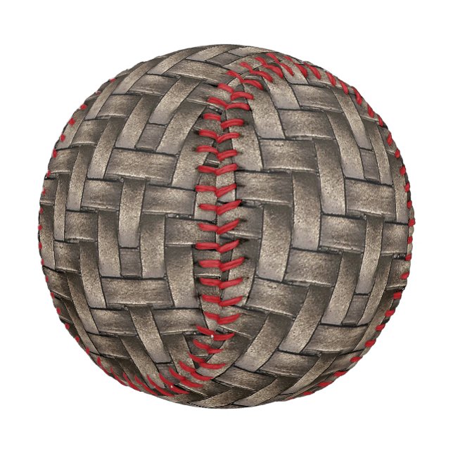 Copper Industrial Style Background Customize This Baseball (Angled)