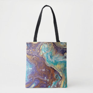 Copper Love Geode Tote Bag