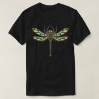 Copper Mech Dragonfly Illustration