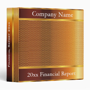 Copper Metal Mesh Company Style   DIY Text Binder
