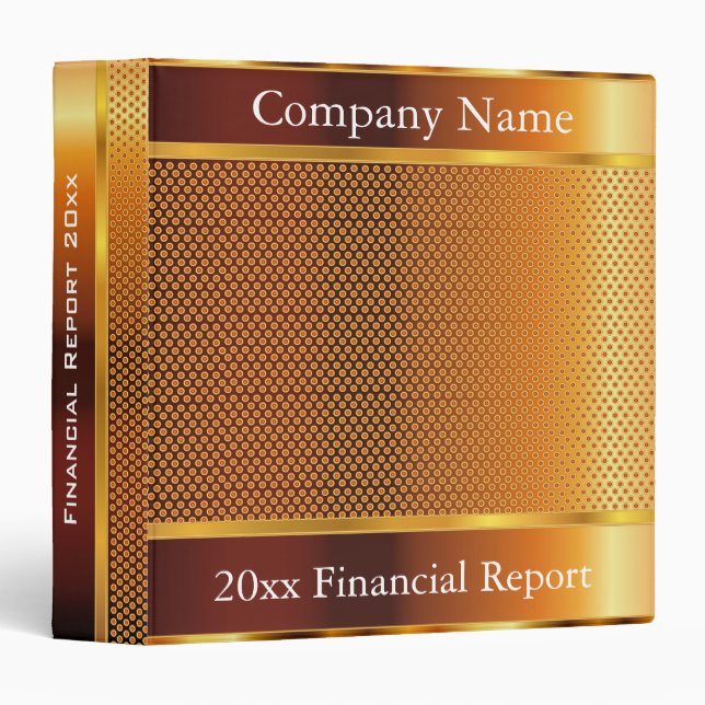 Copper Metal Mesh Company Style | DIY Text Binder (Front/Spine)