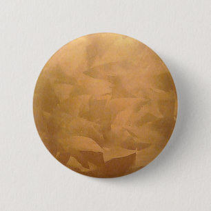Copper Metallic Hand Brushed 2 Inch Round Button