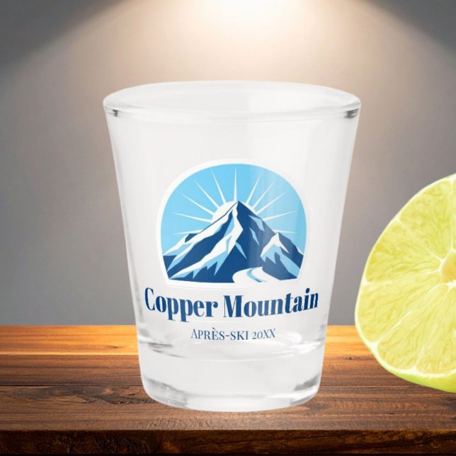Copper Mountain Colorado après-ski Shot glass (Creator Uploaded)