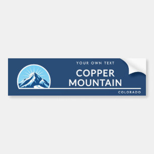 Copper Mountain Colorado mountain ski resort Bumper Sticker