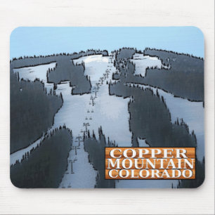 Copper Mountain Colorado ski lift sign mousepad