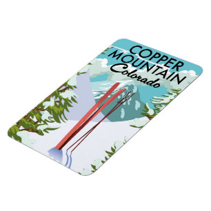 Copper Mountain Colorado Ski Magnet