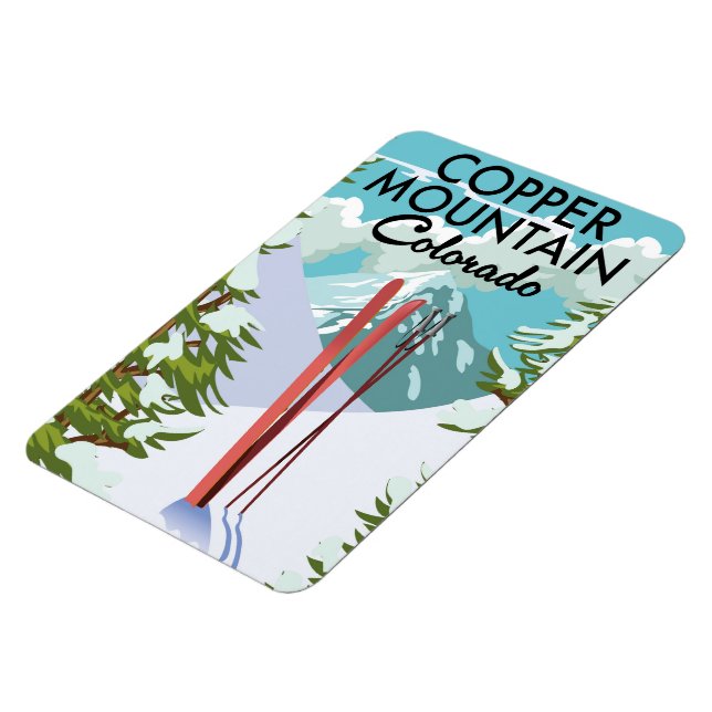 Copper Mountain Colorado Ski Magnet (Left Side)