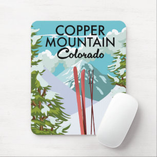 Copper Mountain Colorado Ski Mouse Pad