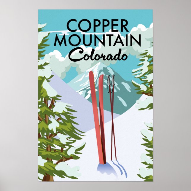 Copper Mountain Colorado Ski Poster (Front)