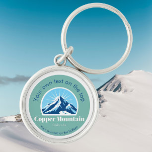 Copper Mountain Colorado ski resort souvenir Keychain
