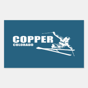 Copper Mountain Colorado Skier Sticker