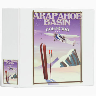Copper Mountain colorado vintage poster Binder