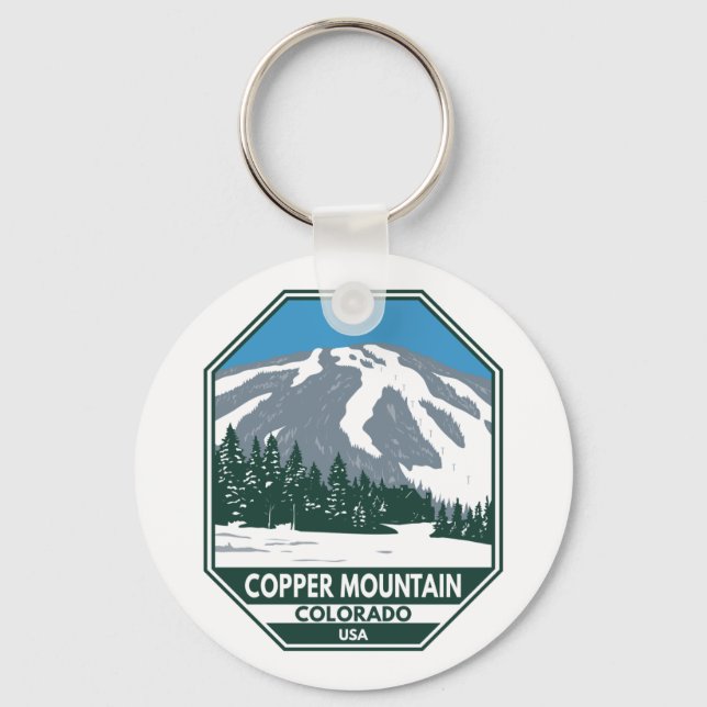 Copper Mountain Ski Area Colorado Keychain (Front)