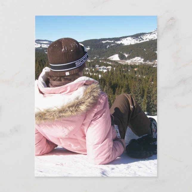 copper mountain snowboarding postcard (Front)