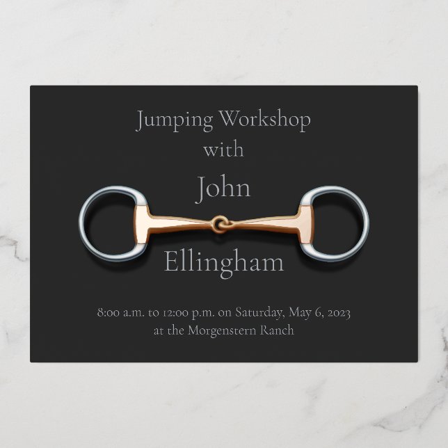 Copper Mouth Eggbutt Snaffle Bit Classy Equestrian (Front)