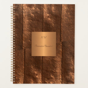 Copper or métallique luxe exclusif monogrammed