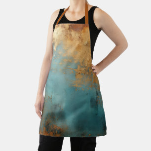 Copper Patina Rustic Metallic  Apron