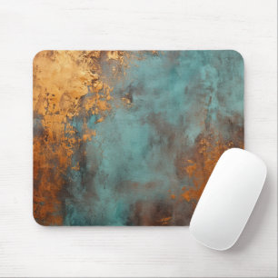 Copper Patina Rustic Metallic Mouse Pad