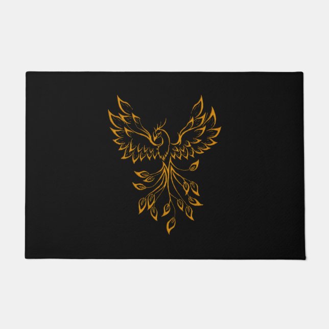 Copper Phoenix  Doormat (Front)