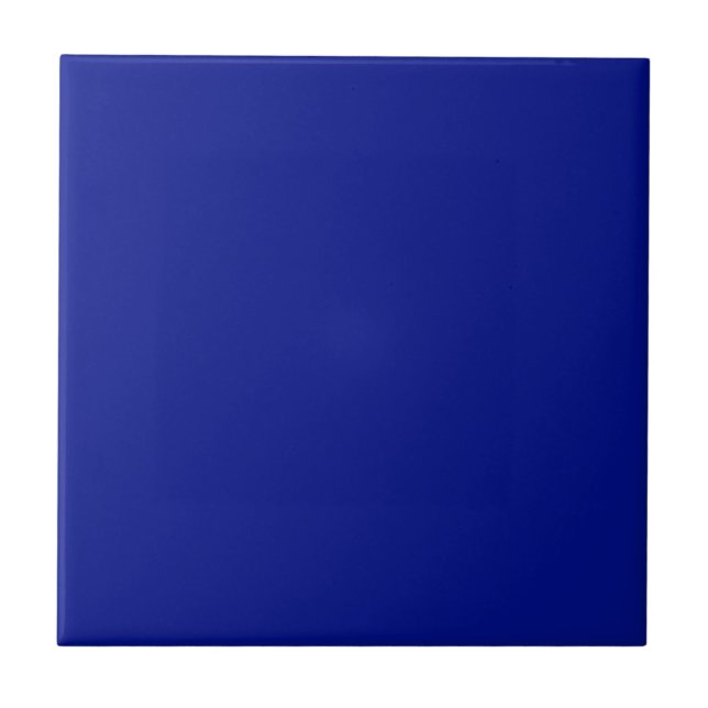 Copper Phtalo Blue Solid Color Tile (Front)