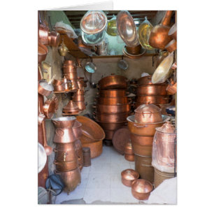 Copper Pots At Market