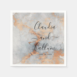 Copper Quarry Wedding Cocktail Napkins