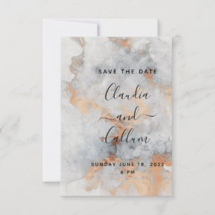 Copper Quarry Wedding Save The Date Card