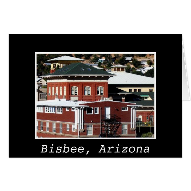 Copper Queen Hotel Bisbee AZ Photo Card (Front Horizontal)