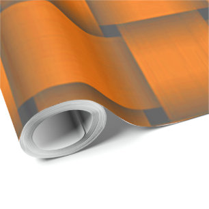 Copper Ribbon Wrapping Paper